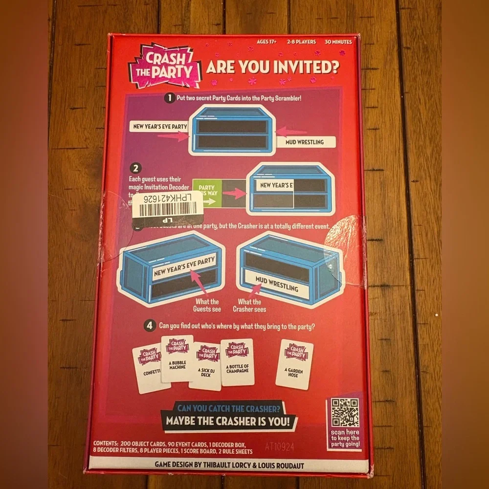 Crash the Party Party Game - NEW/SEALED